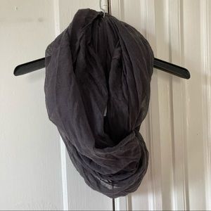 Lightweight Gray Infinity Scarf